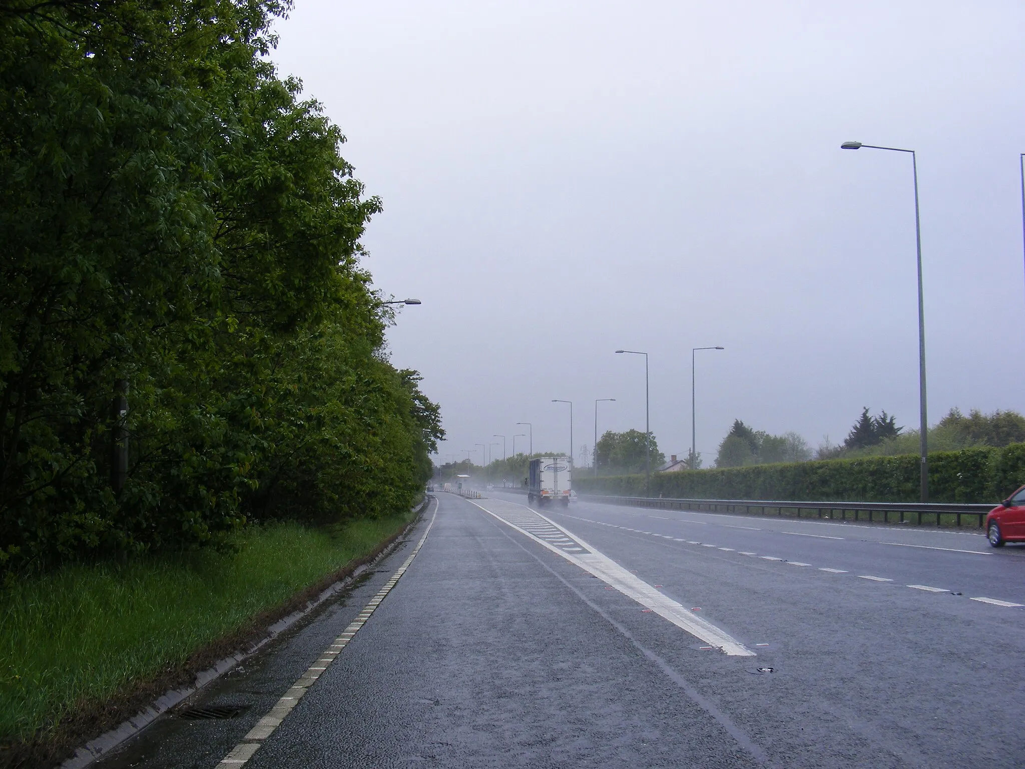 Photo showing: A12 slip road at junction 32