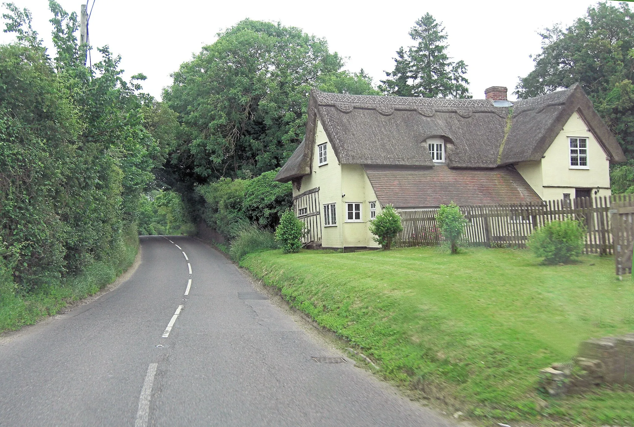 Photo showing: A1141 passes Corrie