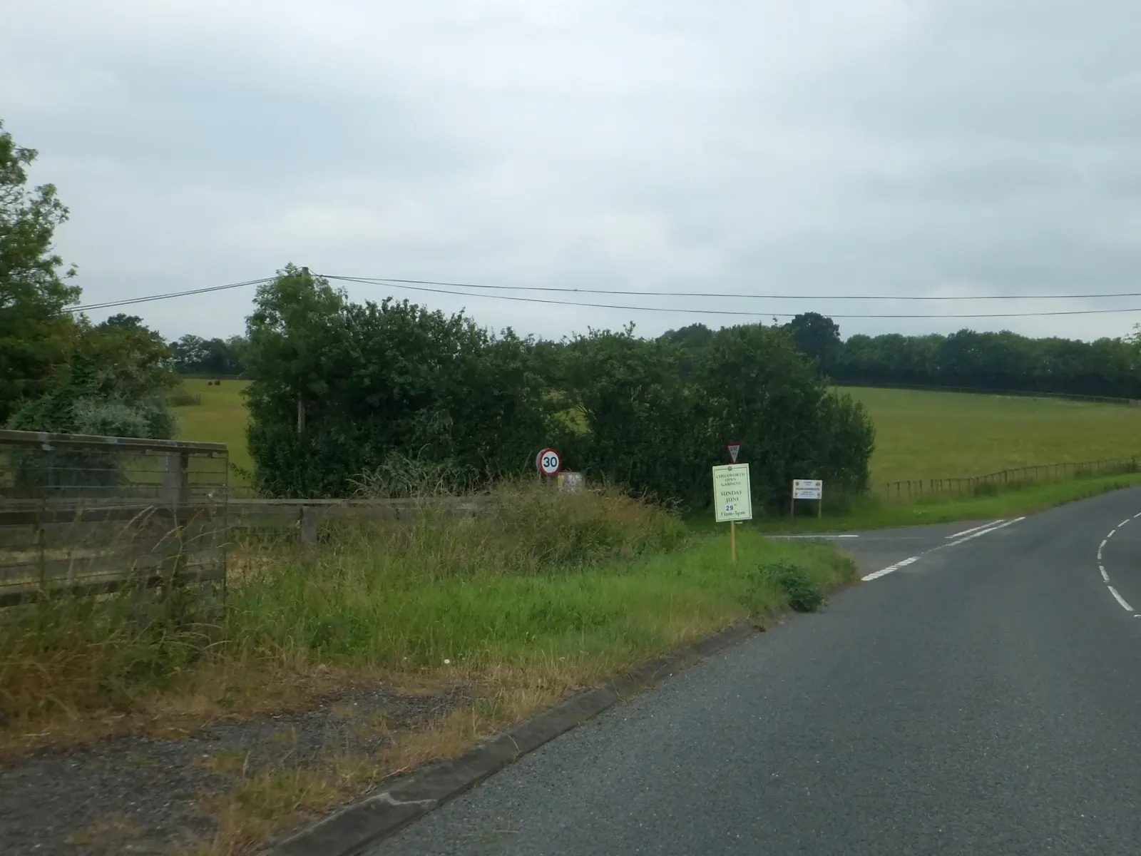 Photo showing: A1141 junction with Milden Road