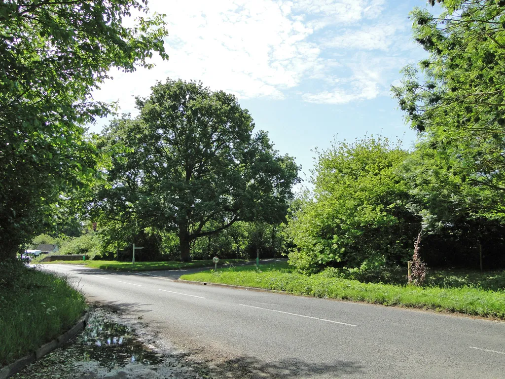 Photo showing: B1115 near Hitcham church