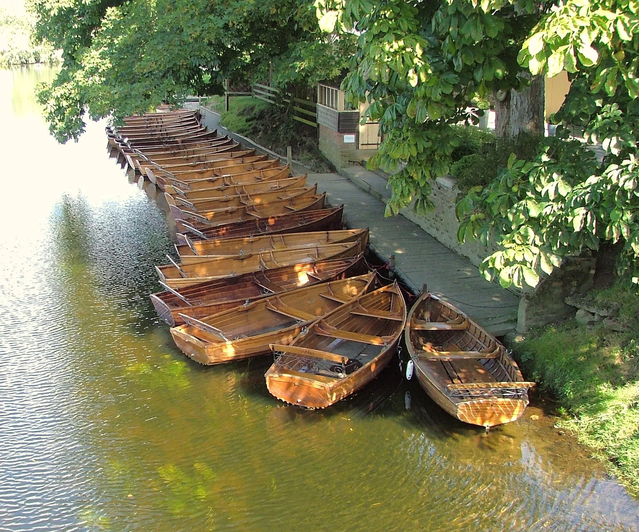 Photo showing: Rowing boats near Dedham.