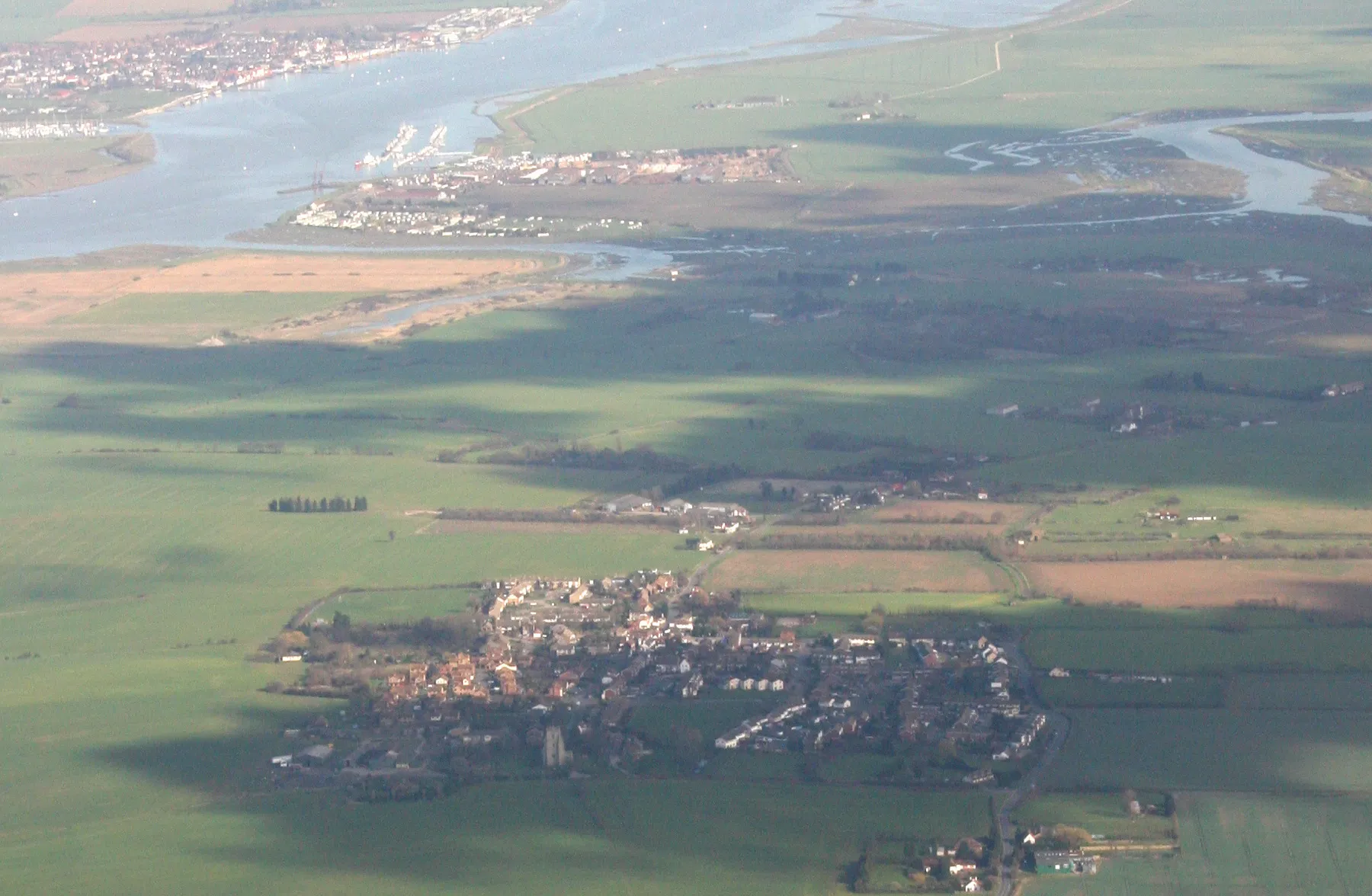 Photo showing: aerial photo of canewdon essex