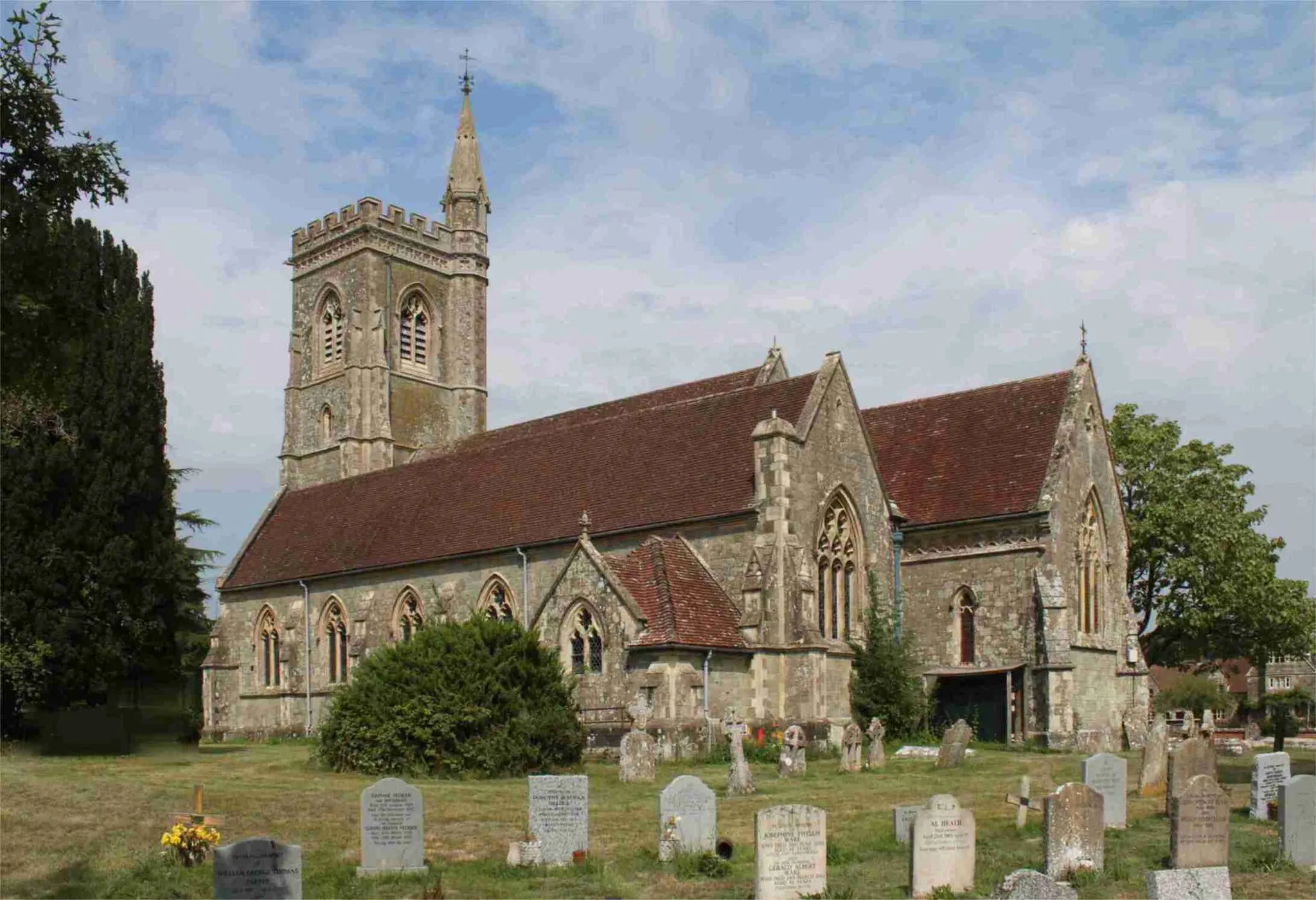 Photo showing: UK NE of Shaftesbury - Semley church from the SE