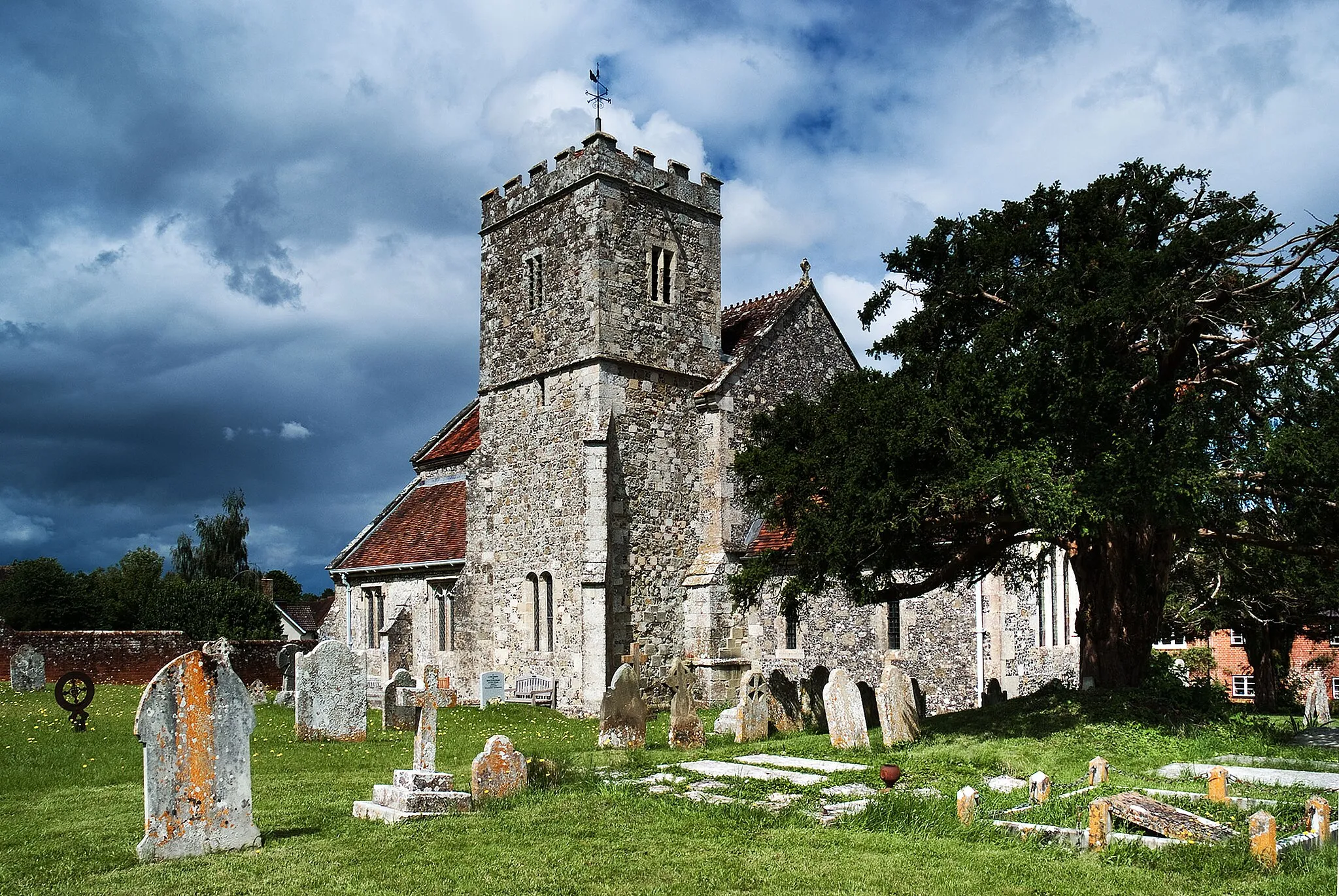 Photo showing: St Mary's Church, Homington, Wiltshire