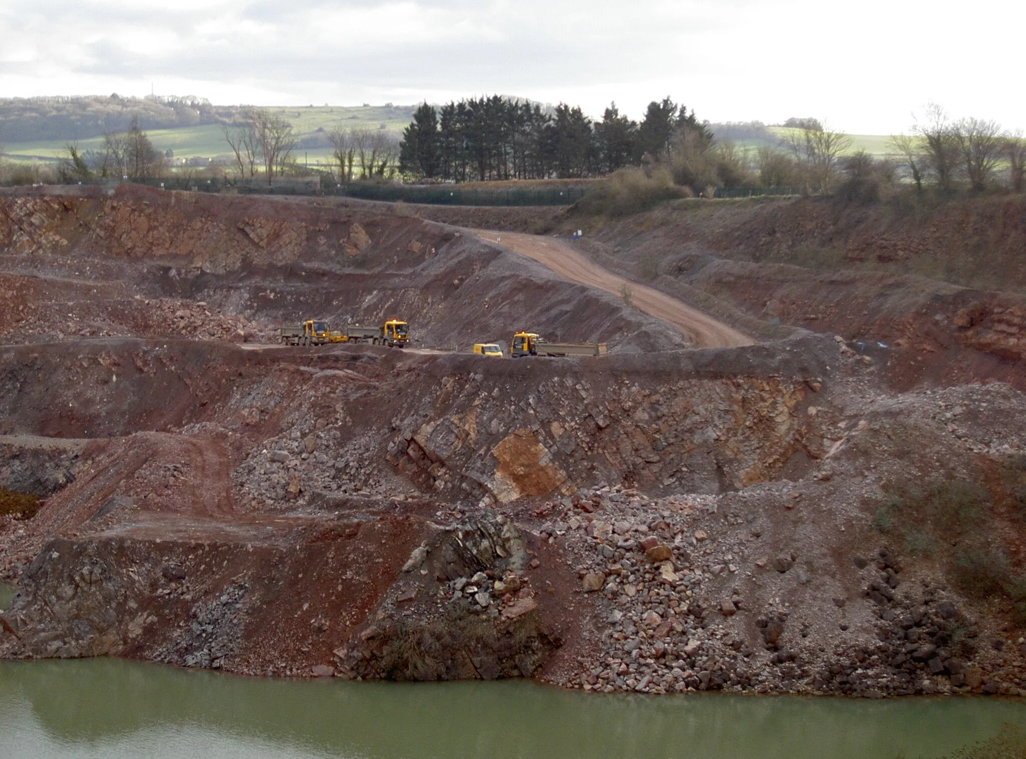 Photo showing: Wick quarry