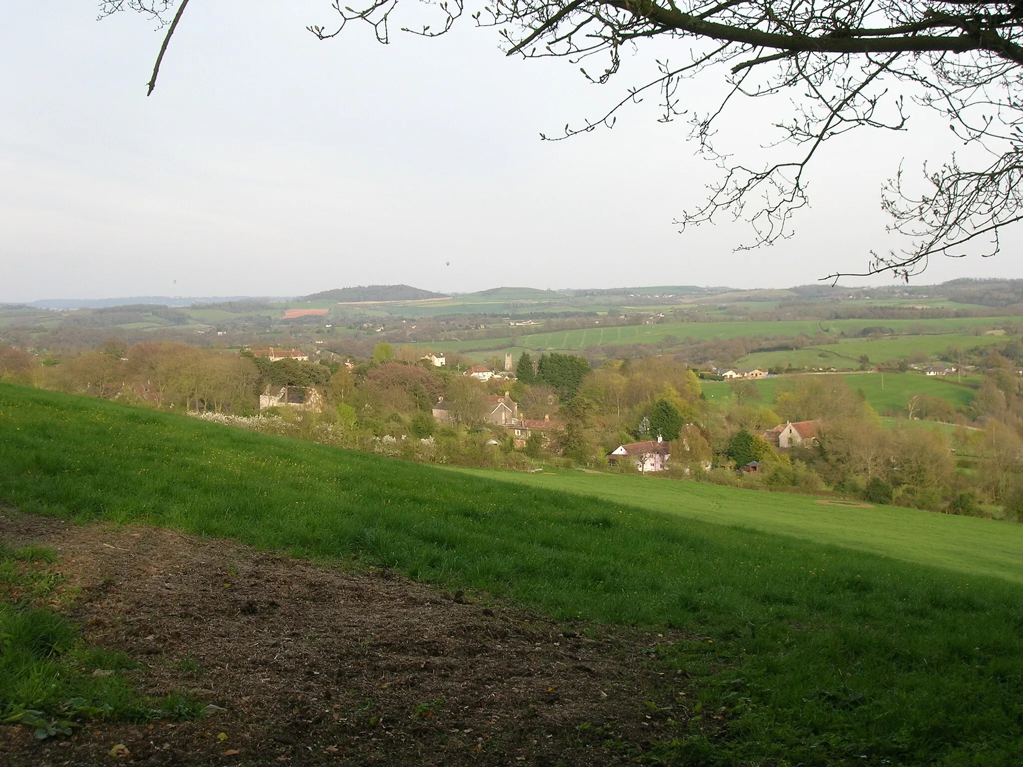 Photo showing: View over Belluton from Guy's Hill