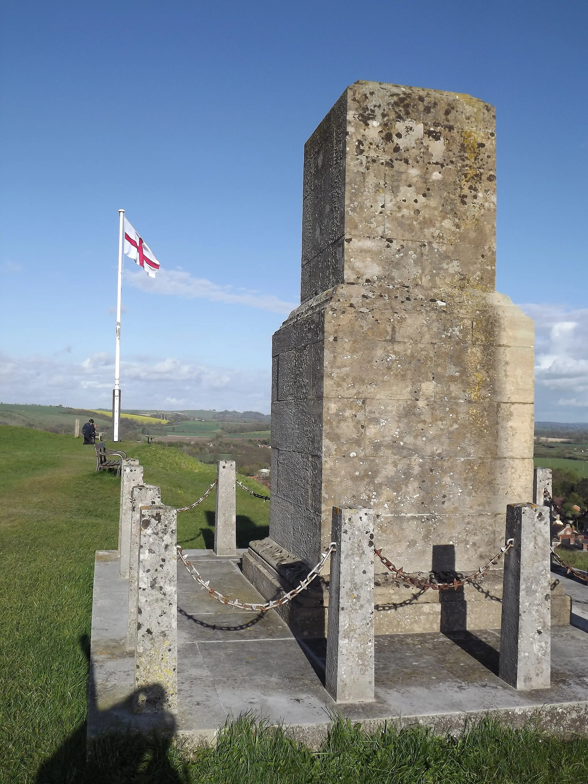 Photo showing: Memorial on Castle Hill