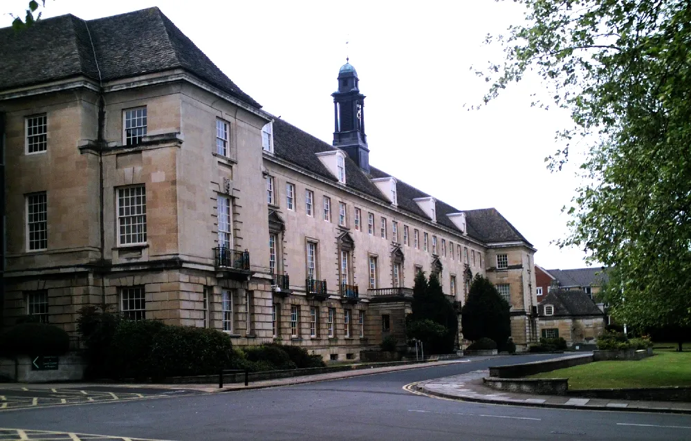 Photo showing: Main building, Wiltshire Council, Trowbridge, Wiltshire, UK