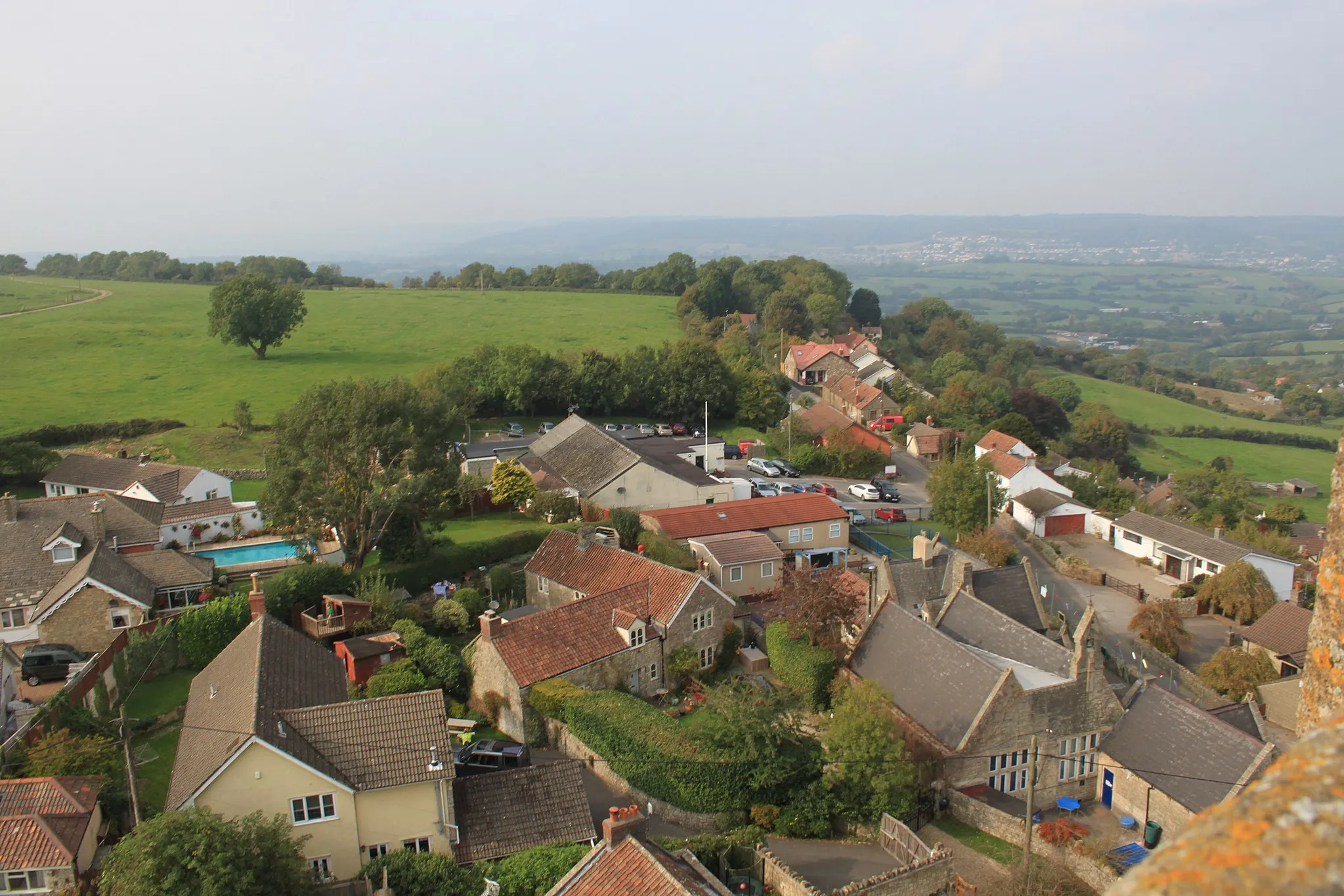 Photo showing: View of Dundry taken from the church tower