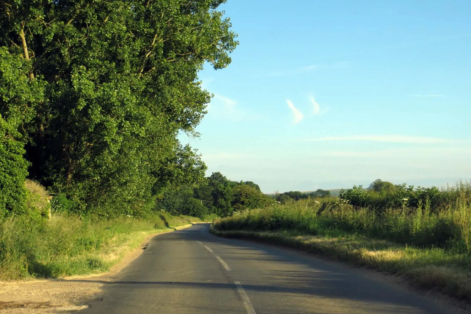 Photo showing: Fernham Road by Gorse Farm