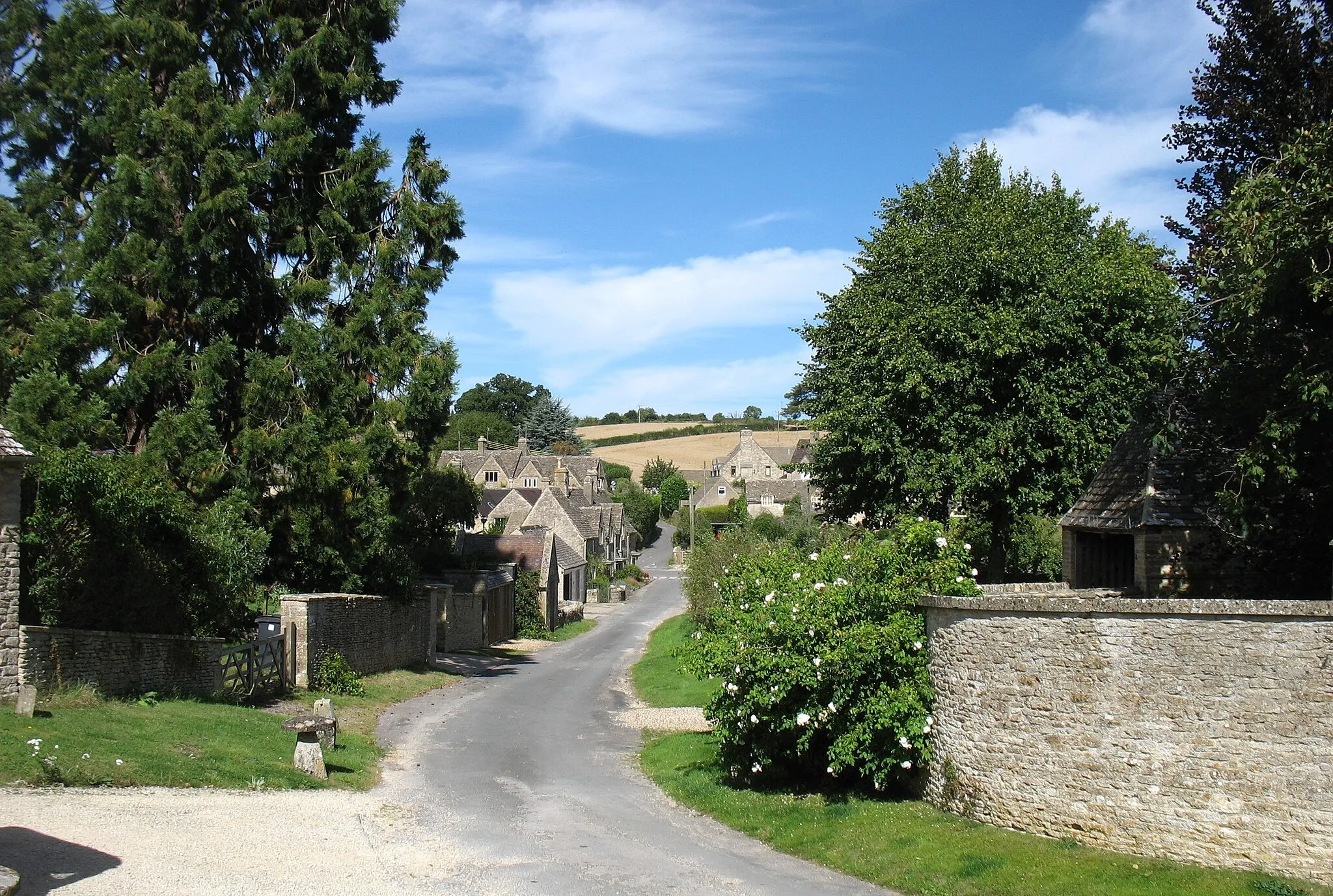 Photo showing: Daglingworth village