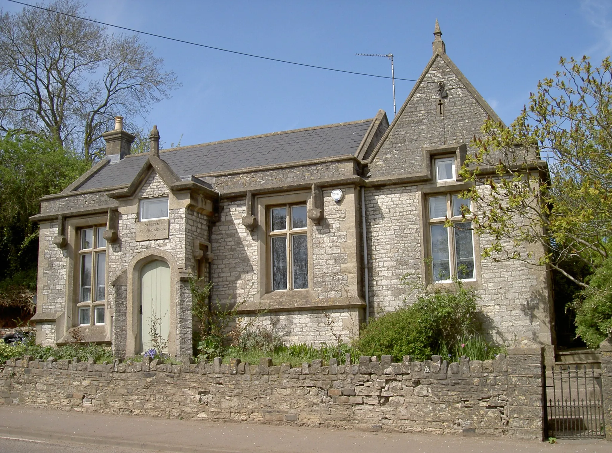 Photo showing: Corston's old school