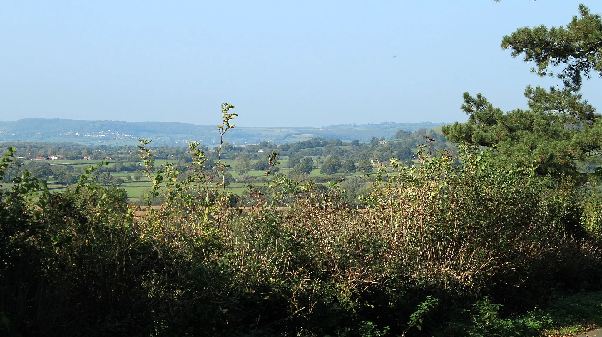 Photo showing: 2011 : North of west from the lane to Horton