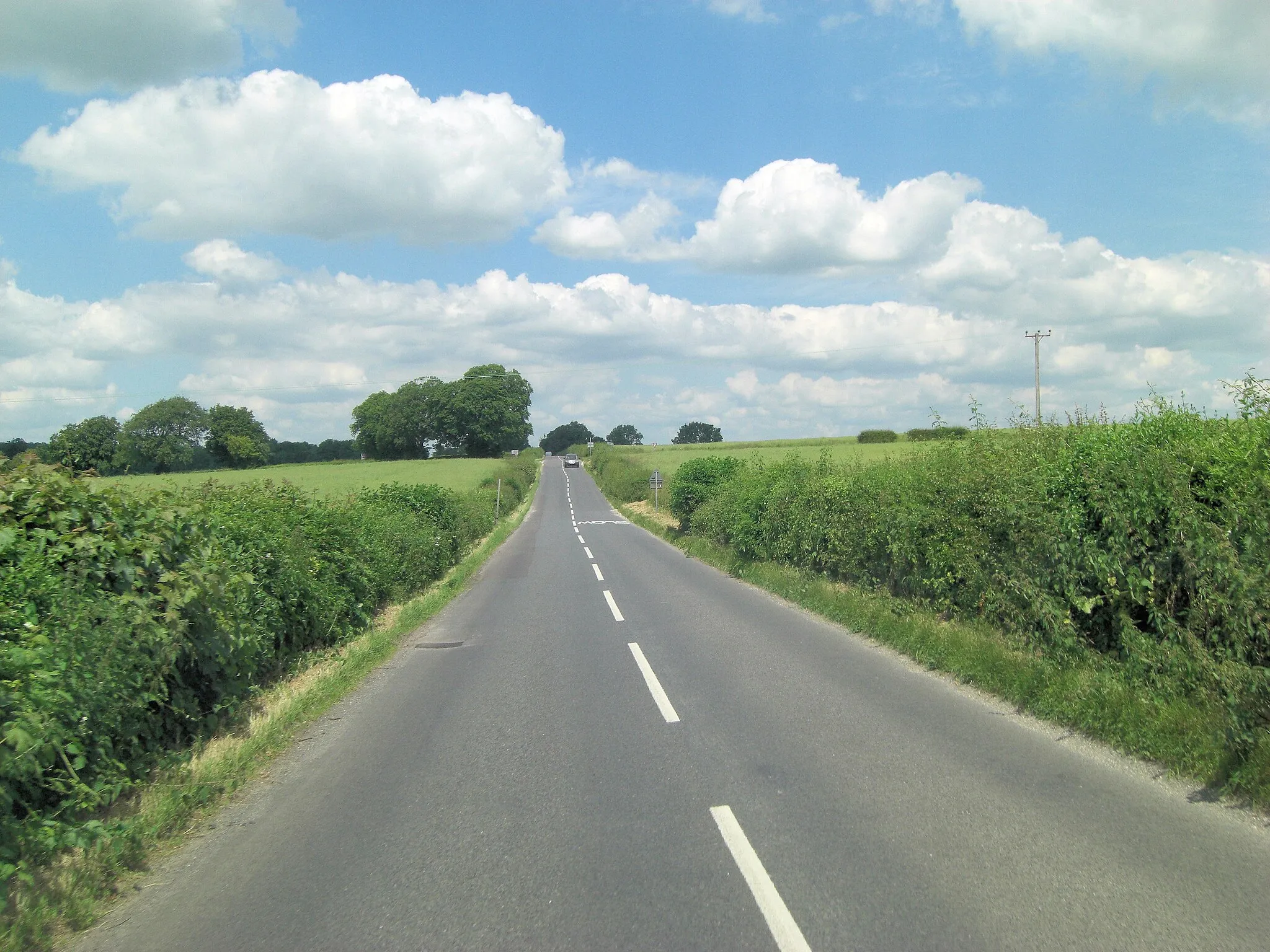 Photo showing: B3084 northeast of Hildon House