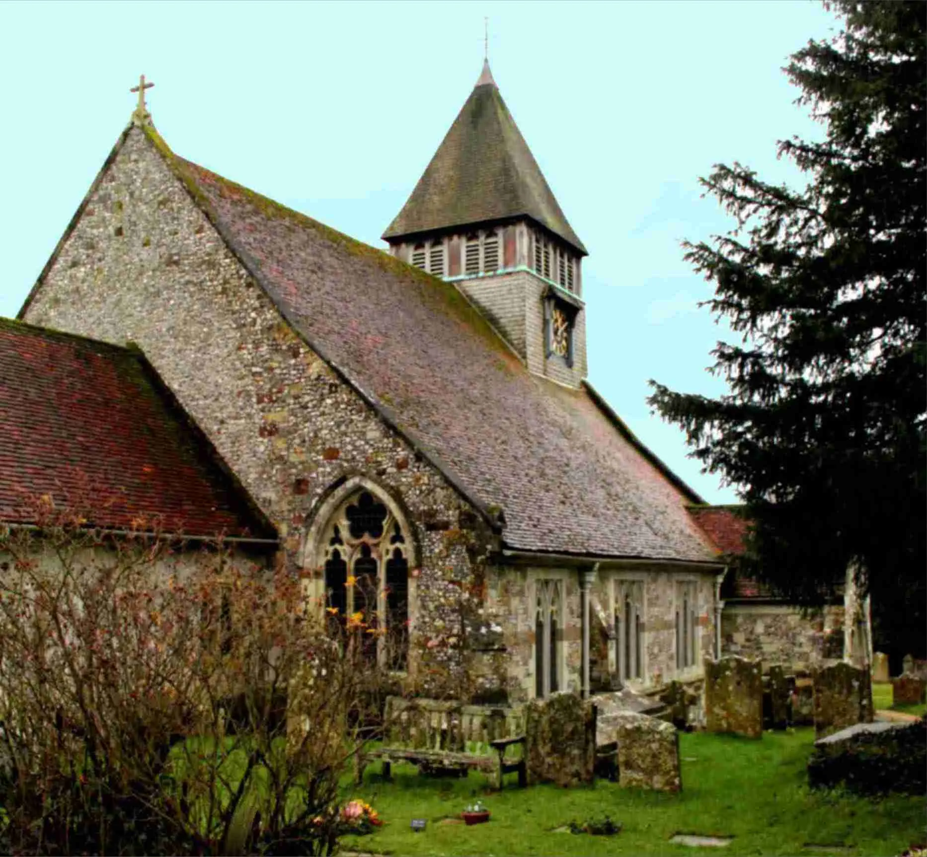 Photo showing: UK Whiteparish church from the east