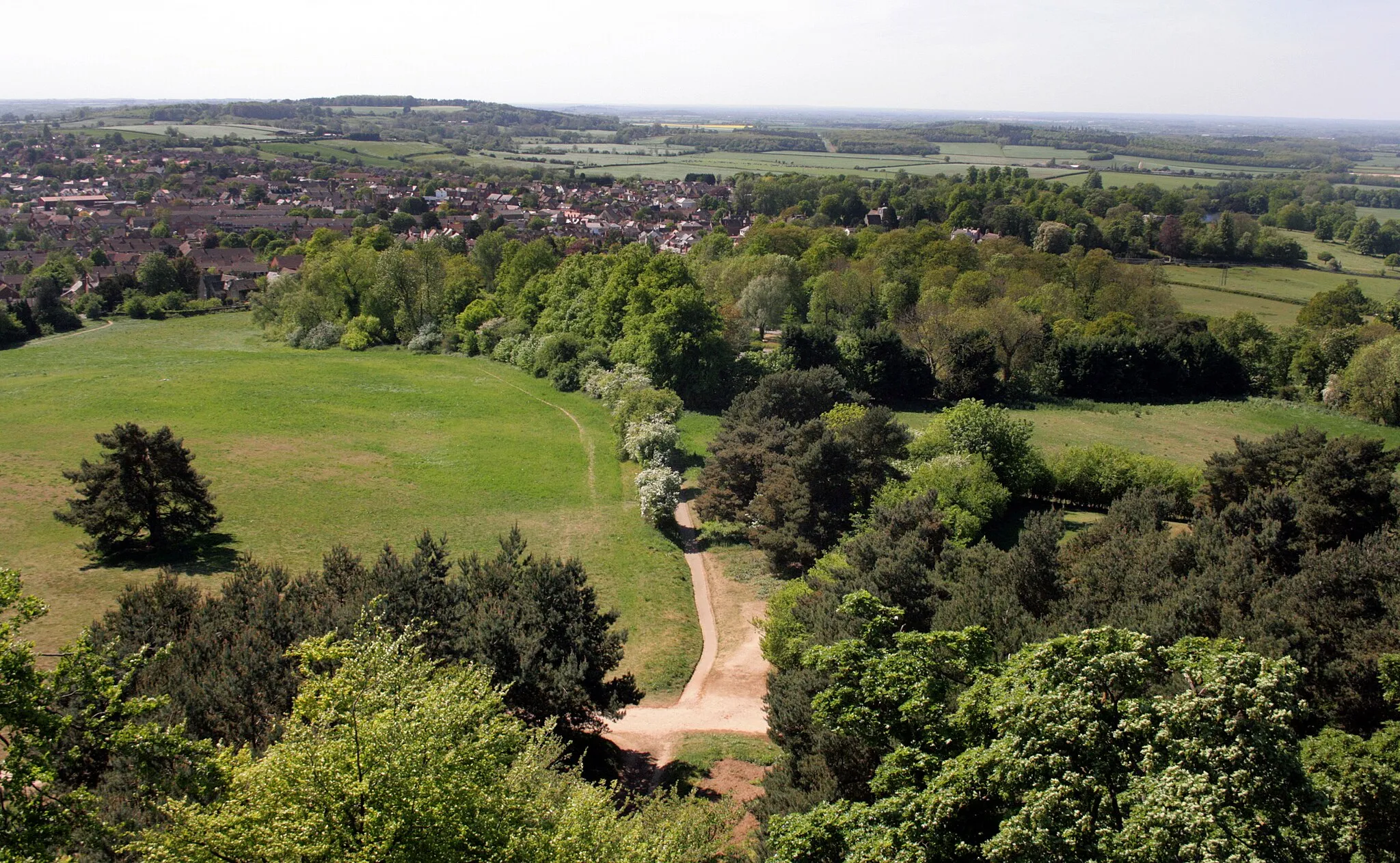 Photo showing: View West from The Folly