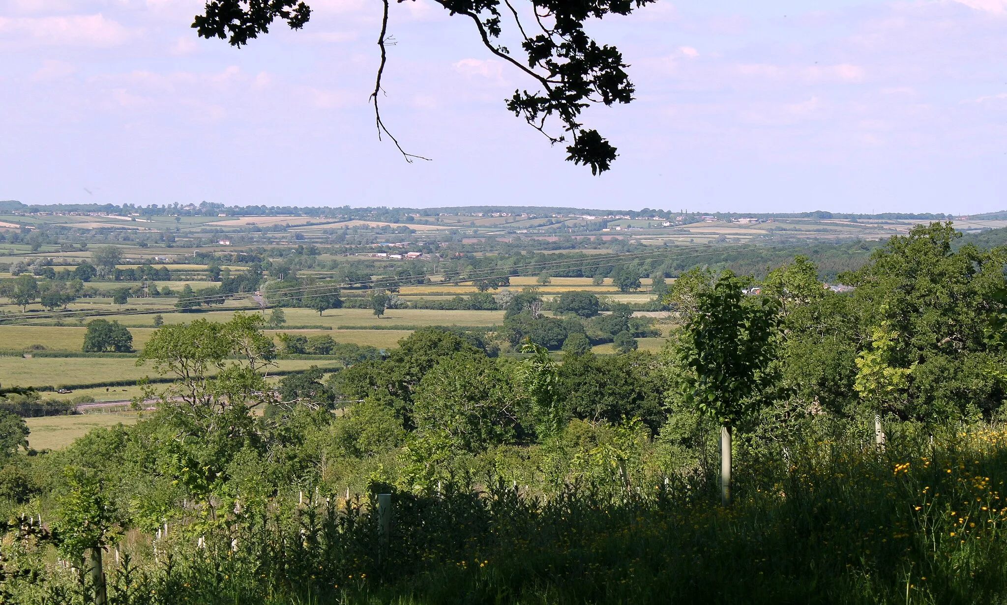 Photo showing: 2011 : View over north Wiltshire