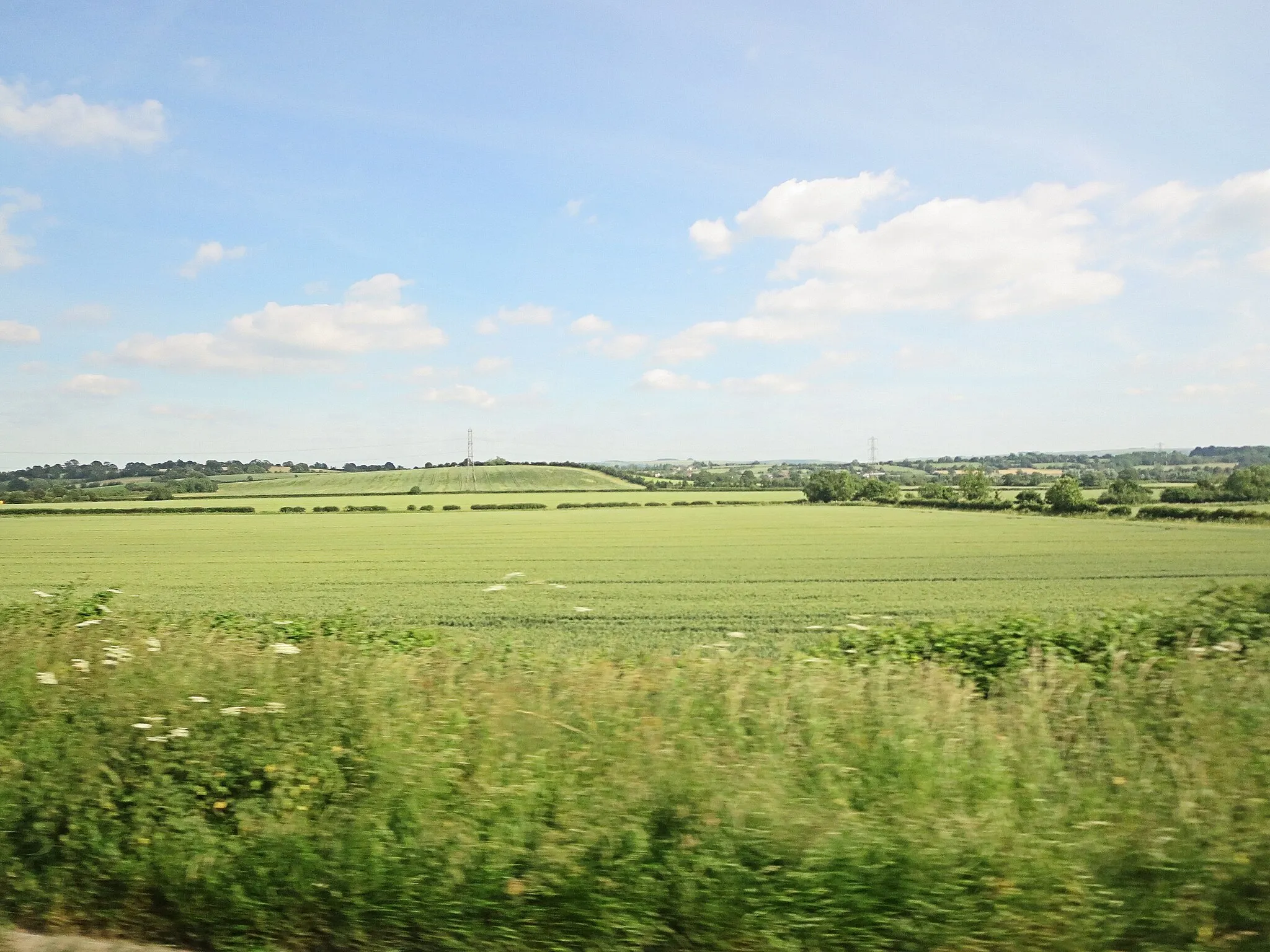 Photo showing: Arable land northeast of Paxcroft Farm