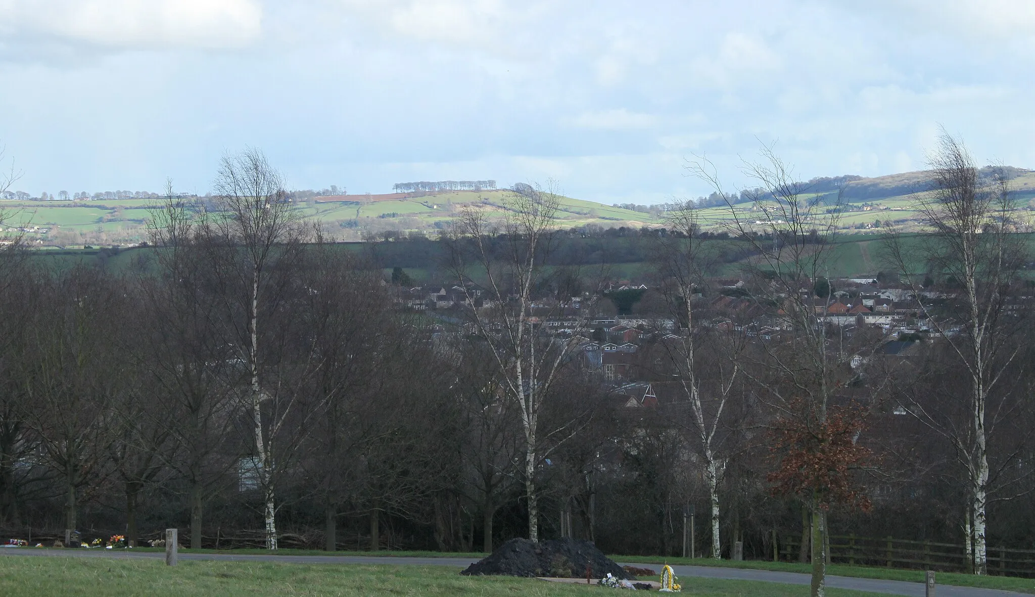 Photo showing: 2011 : East from the Memorial Park