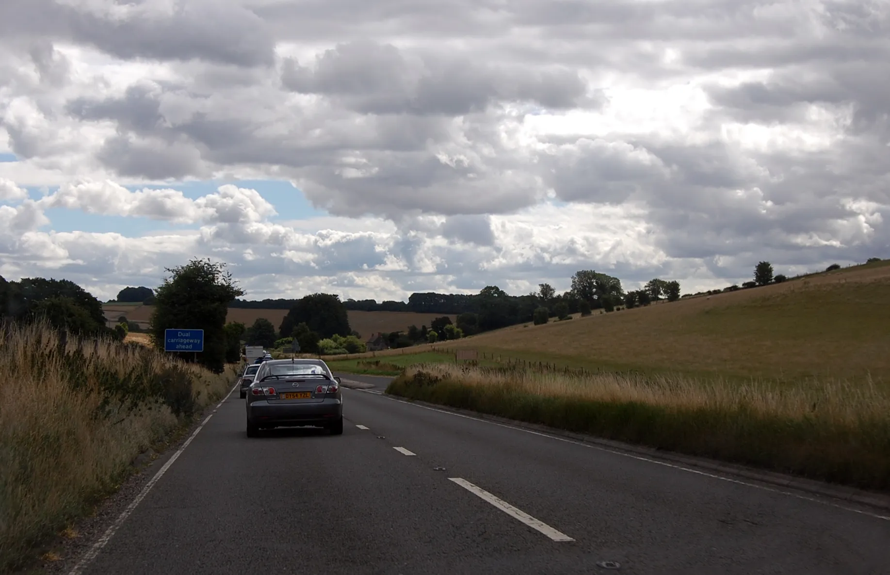 Photo showing: A303 along Chicklade Bottom