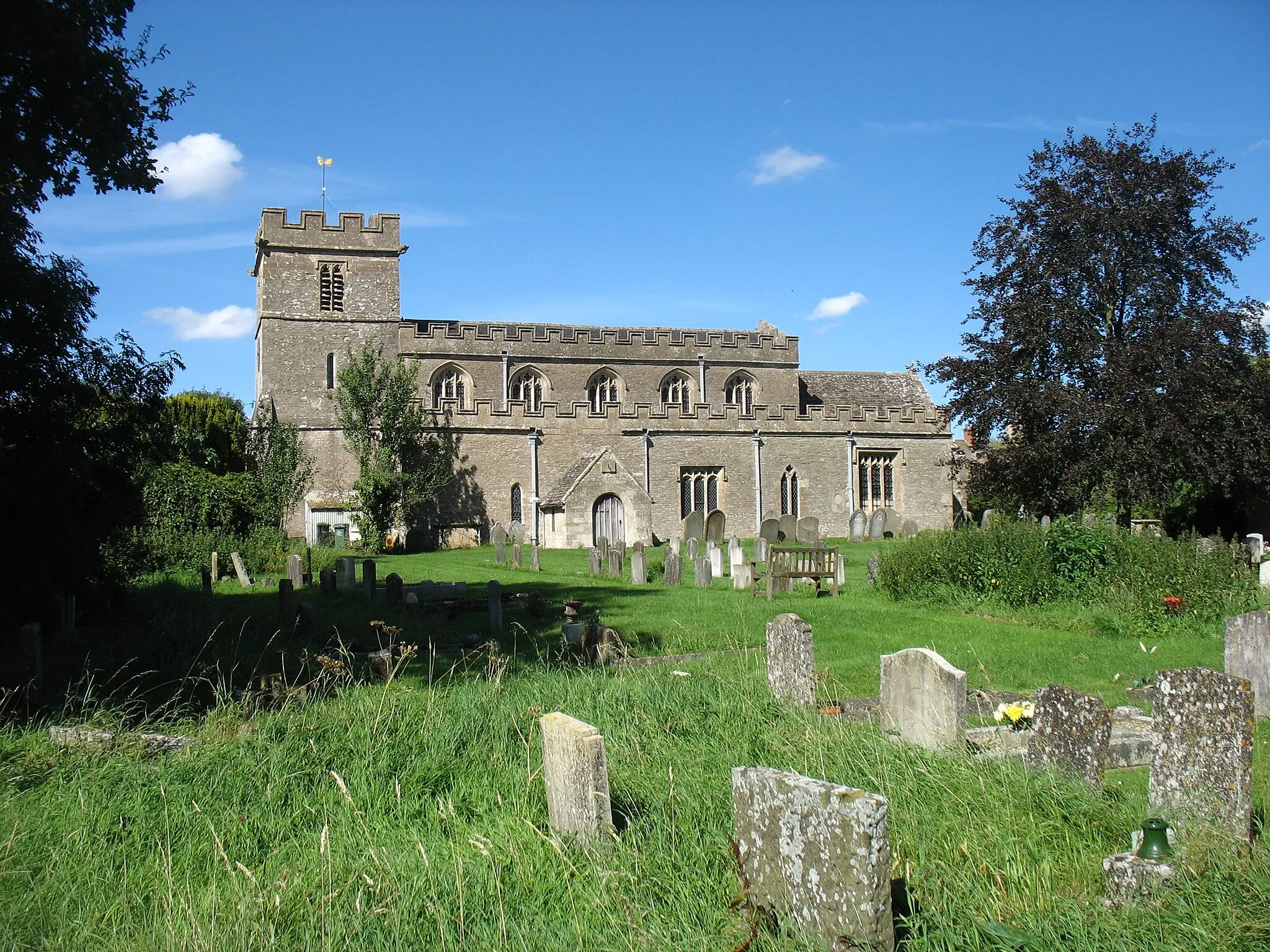 Photo showing: All Saints church, Oaksey