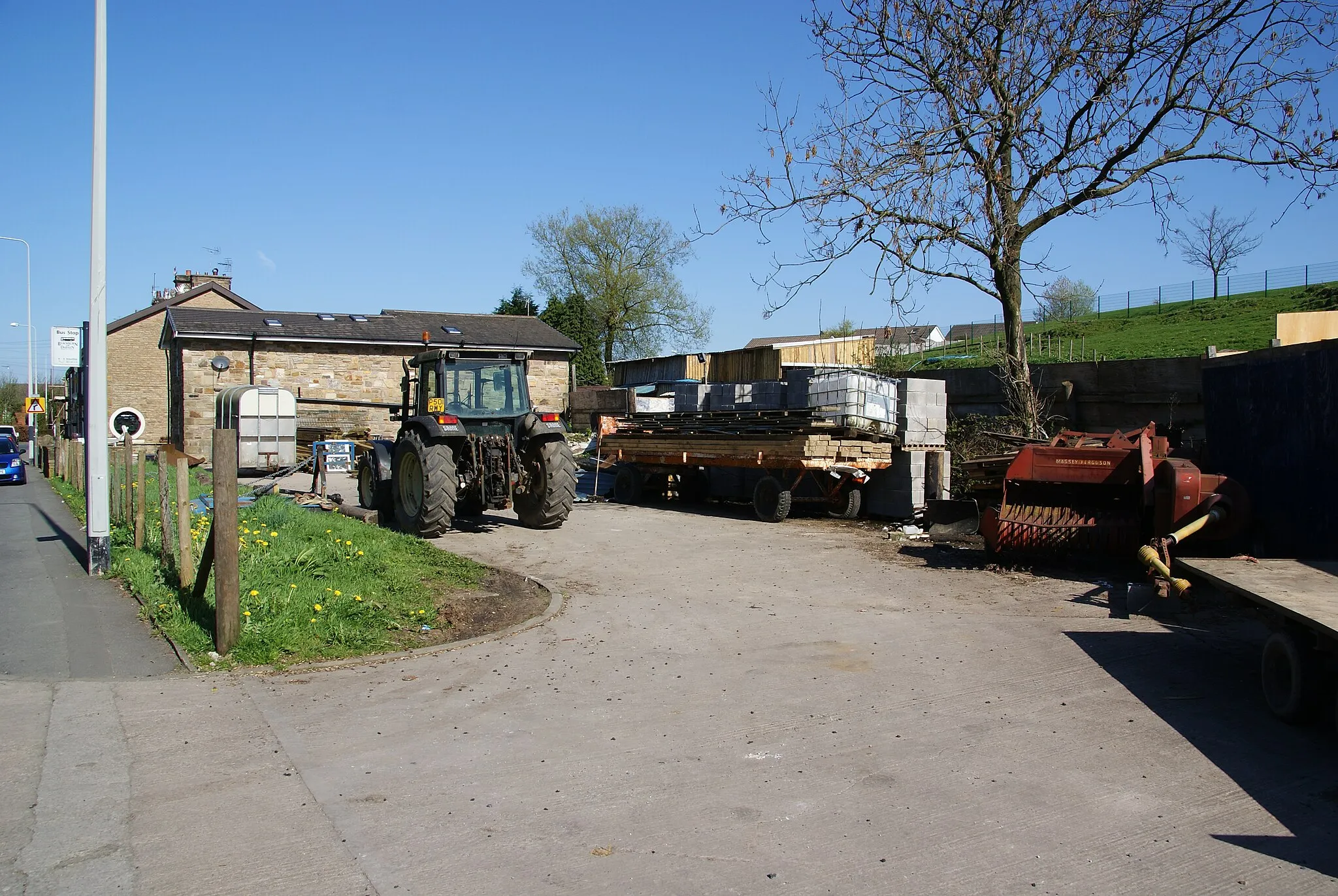 Photo showing: An urban farm in Lower Darwen?