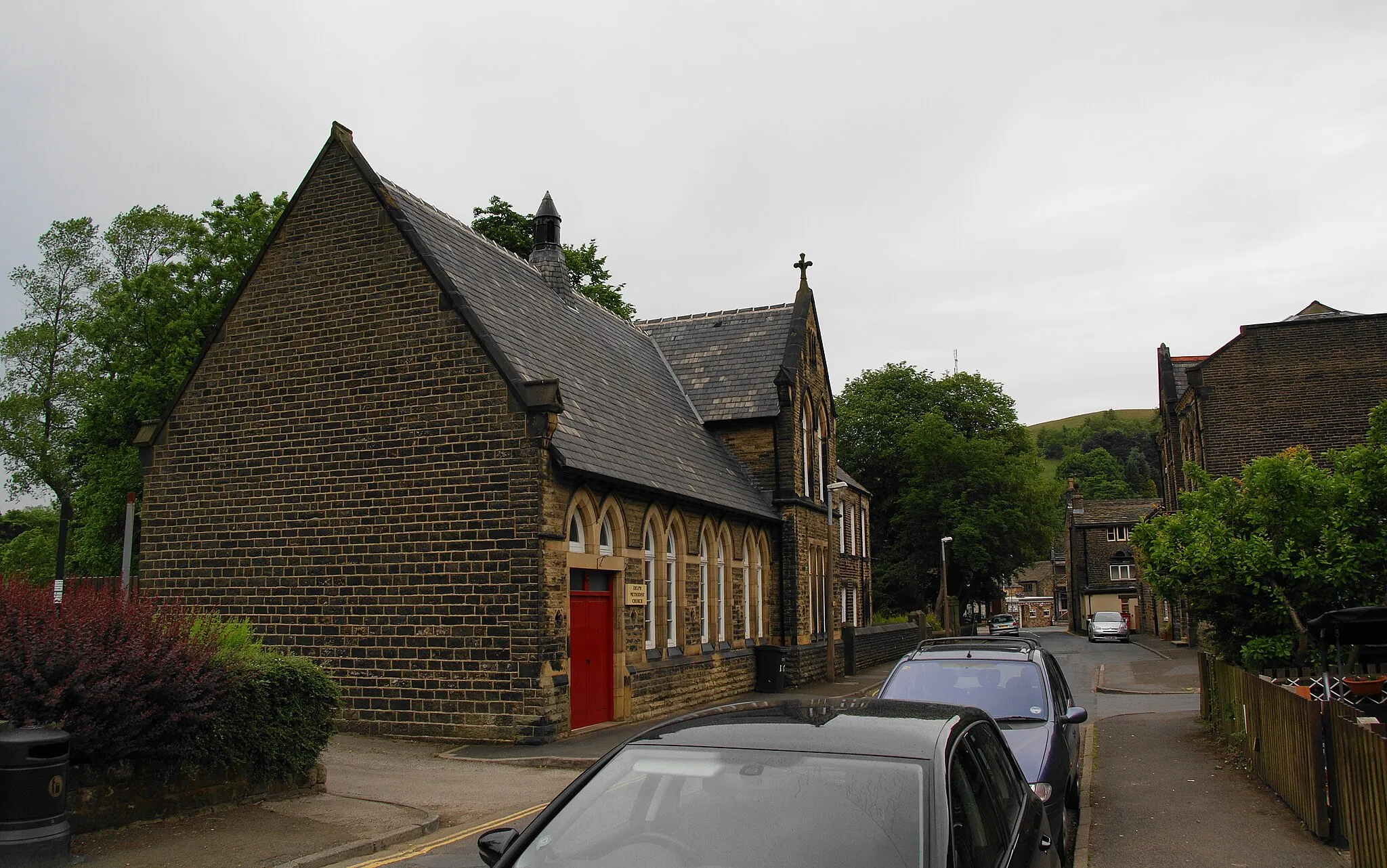 Photo showing: Delph Methodist Church