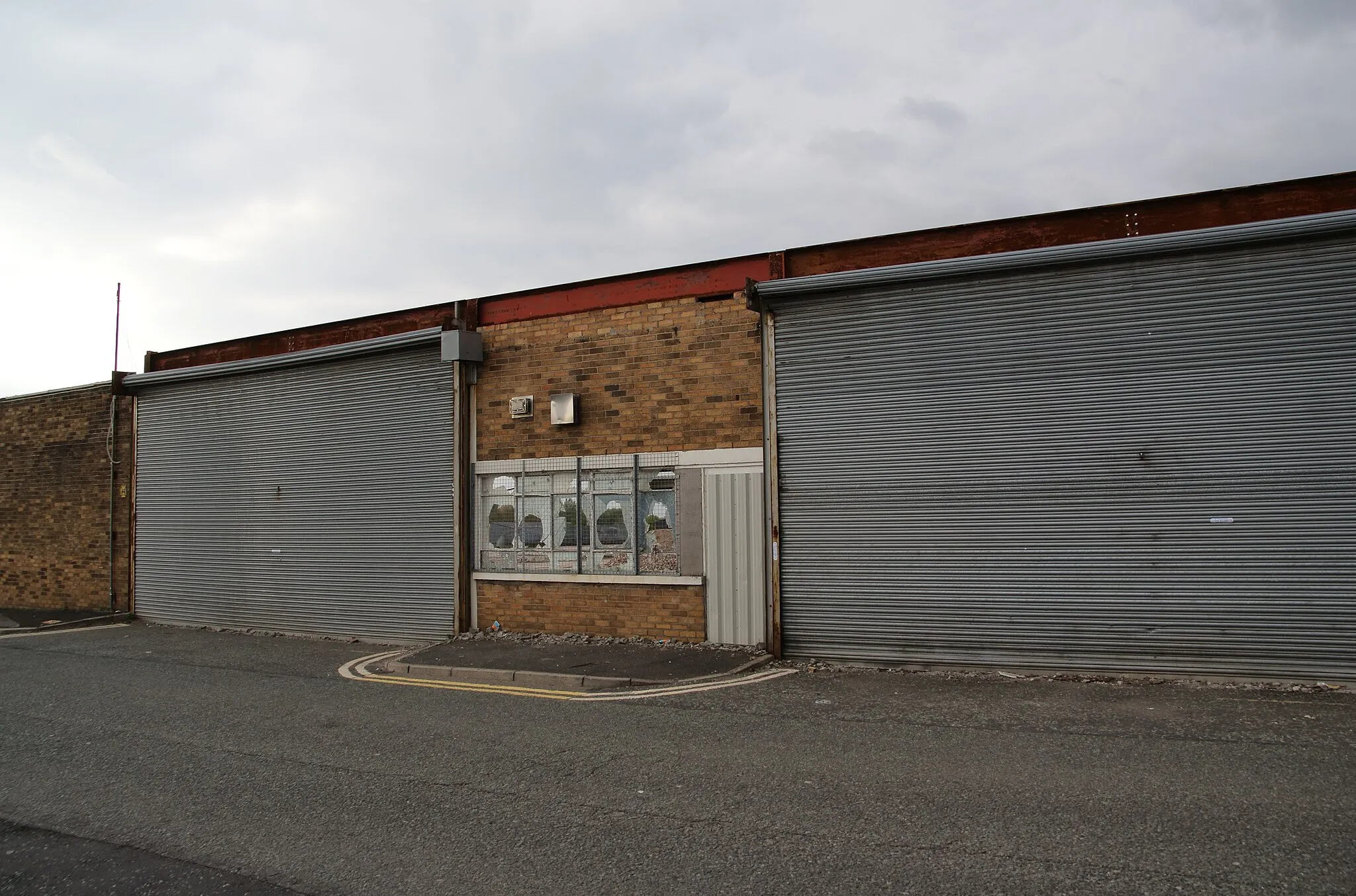 Photo showing: A cleared industrial site