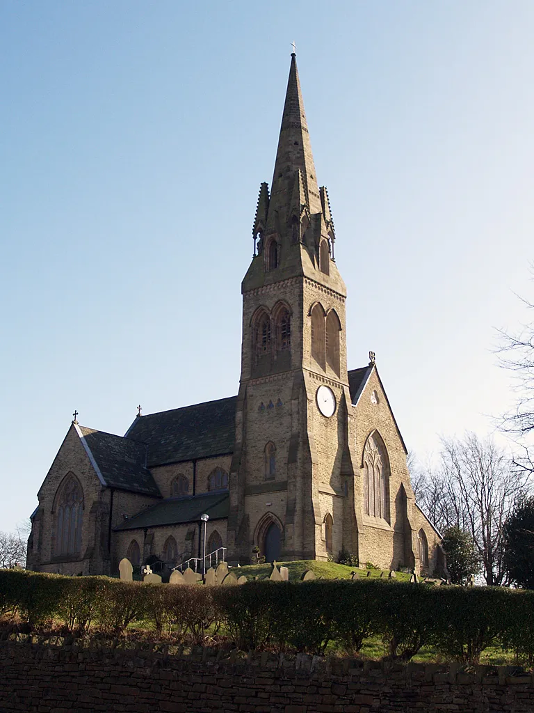 Photo showing: St Martin's church at Castleton, Greater Manchester, England.