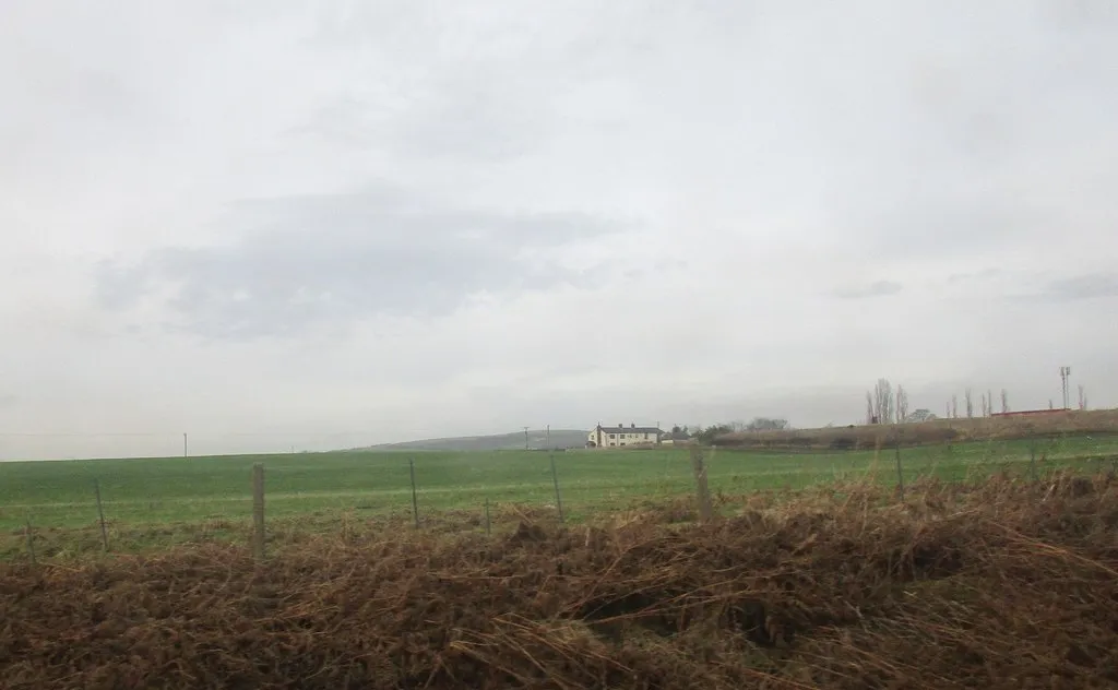 Photo showing: View towards houses on the edge of Heywood