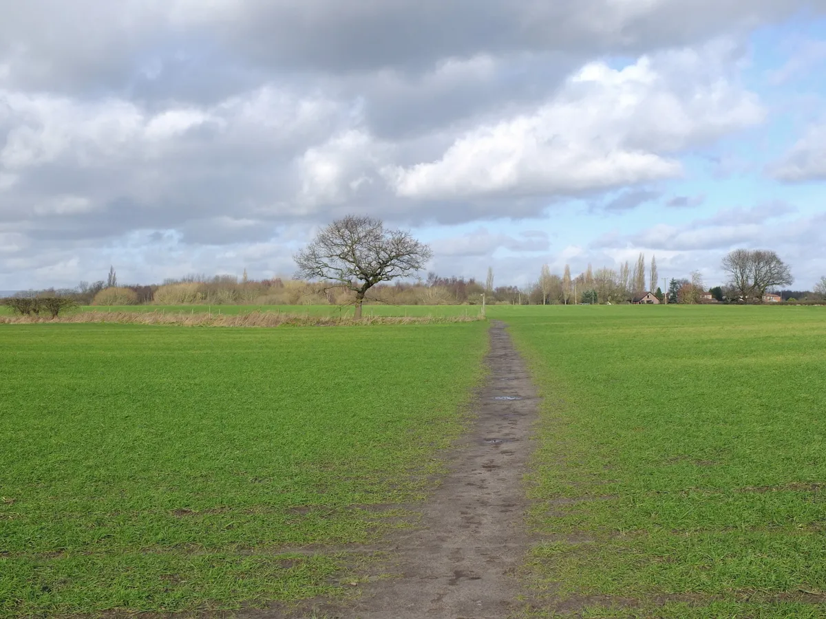Photo showing: Footpath west of Mount Pleasant Farm, Hollins Green