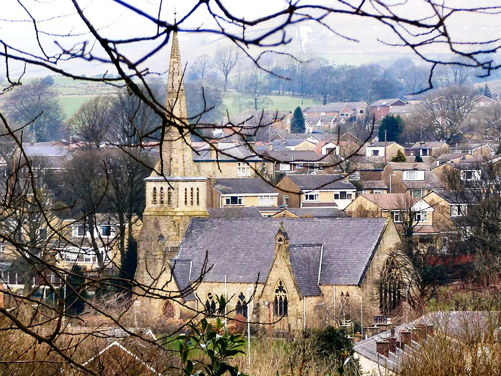 Photo showing: St Paul's church in Norden, Greater Manchester, England.