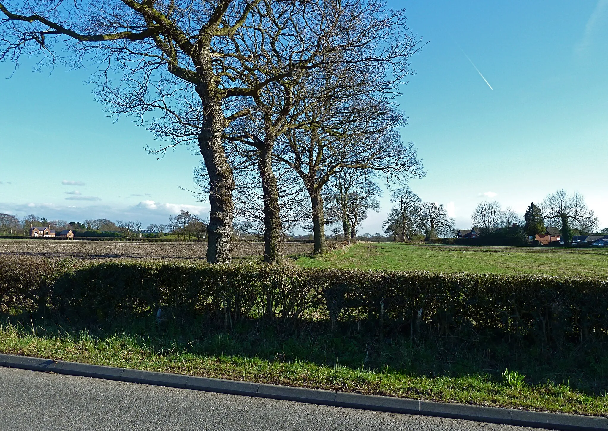 Photo showing: Countryside at Little Warford, Cheshire