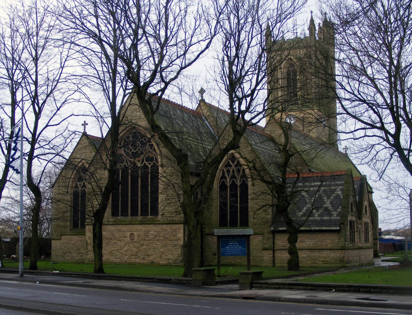 Photo showing: St Peter's Church, Swinton, Greater Manchester, England.