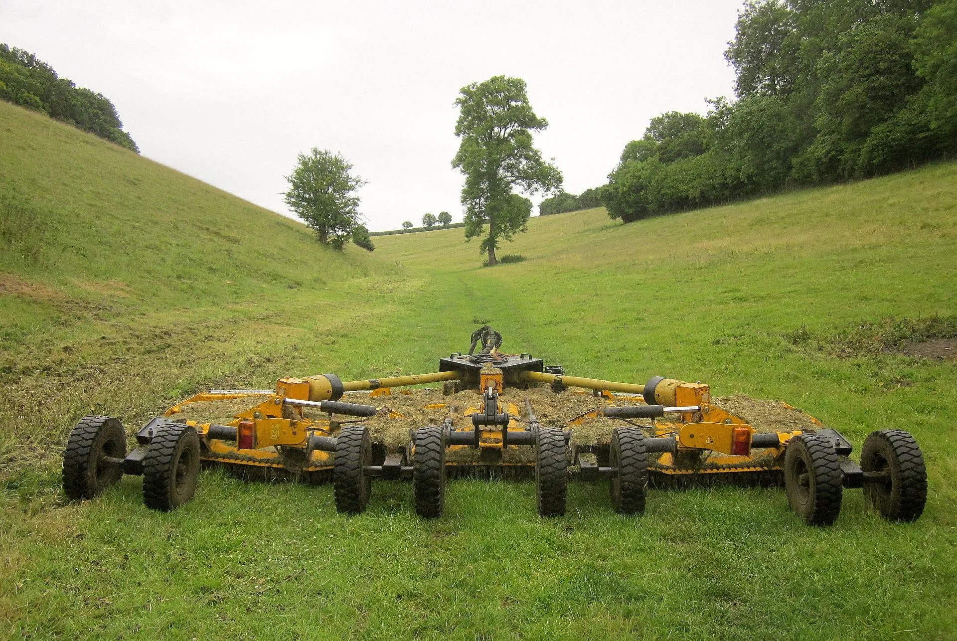 Photo showing: Agricultural machinery southwest of Chase Barn