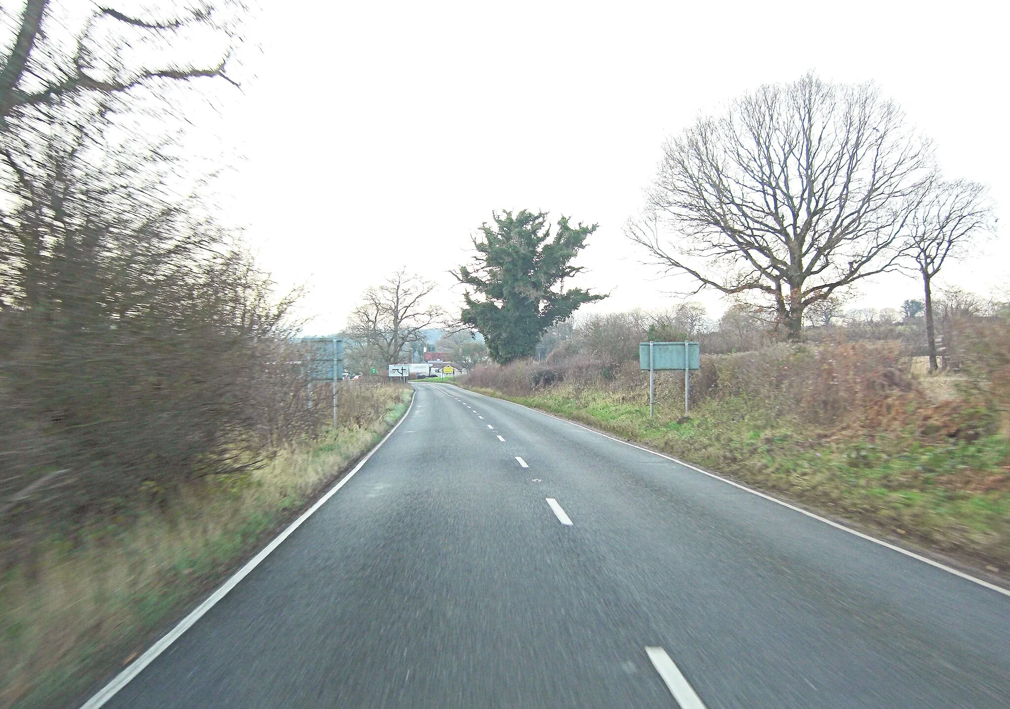 Photo showing: A272 approaches junction with A32