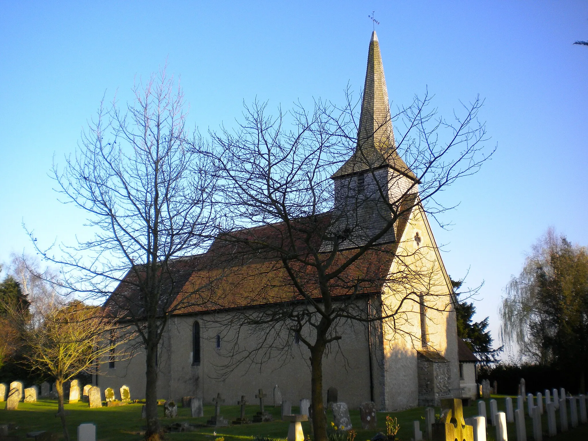 Photo showing: St Andrew's Church, Tangmere, West Sussex, England.