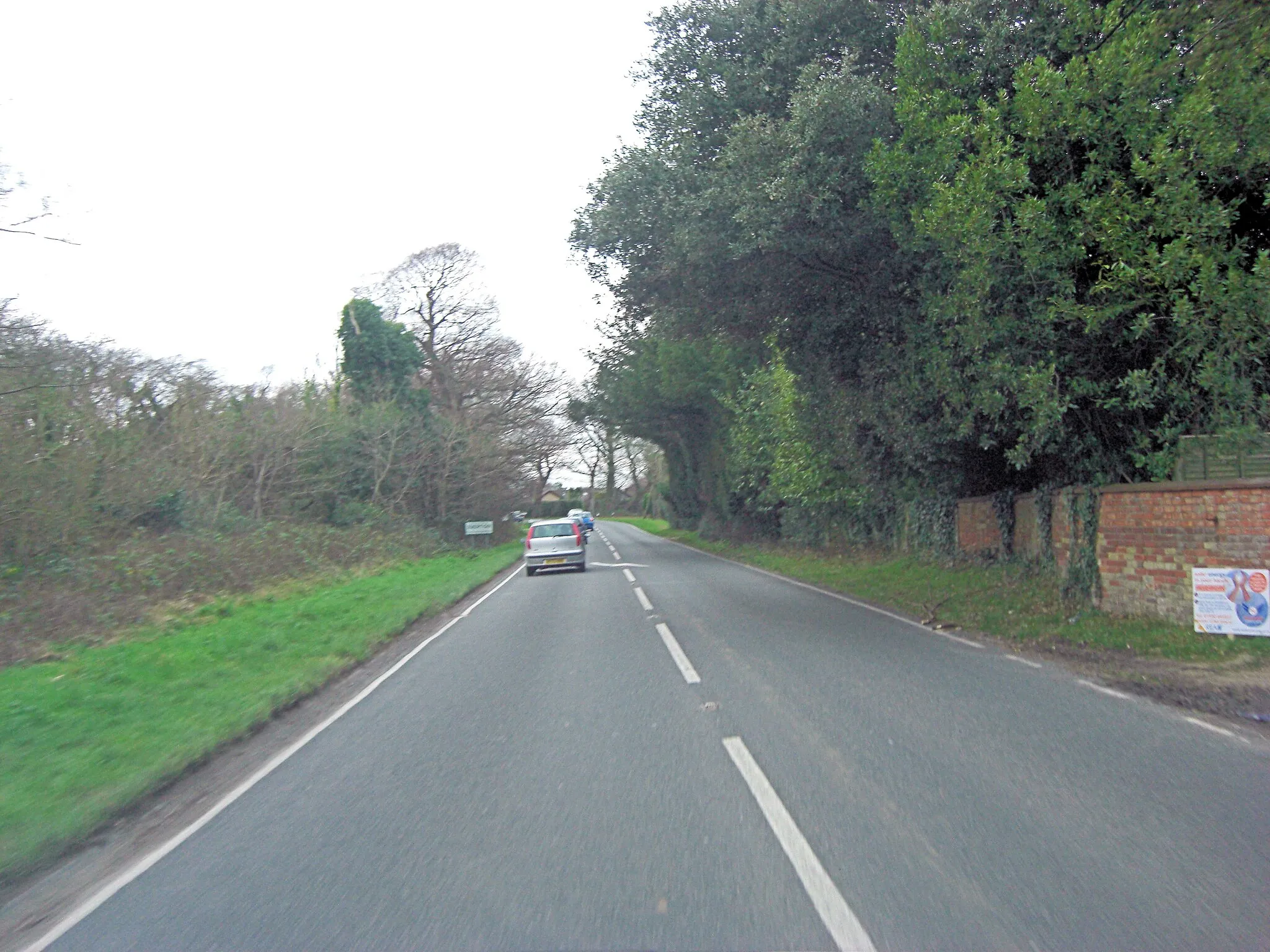 Photo showing: A337 approaches Everton