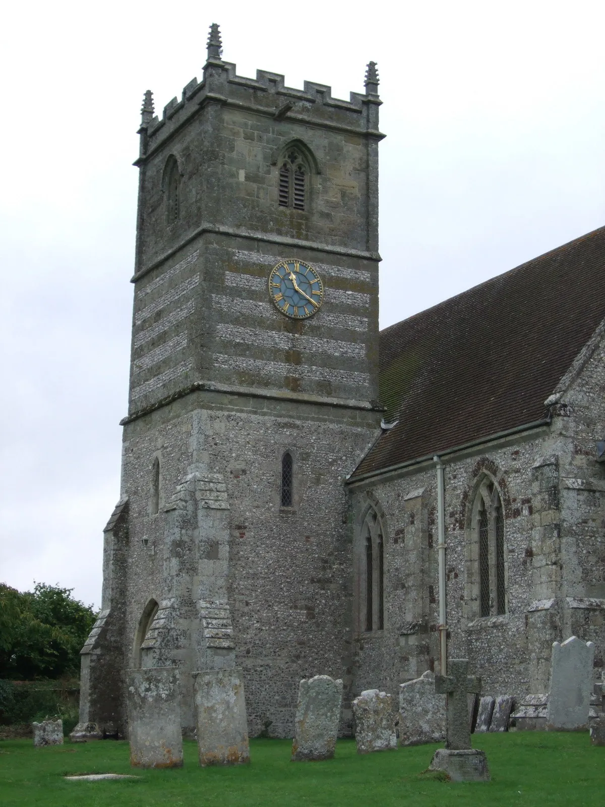 Photo showing: All Saints church, Gussage All Saints