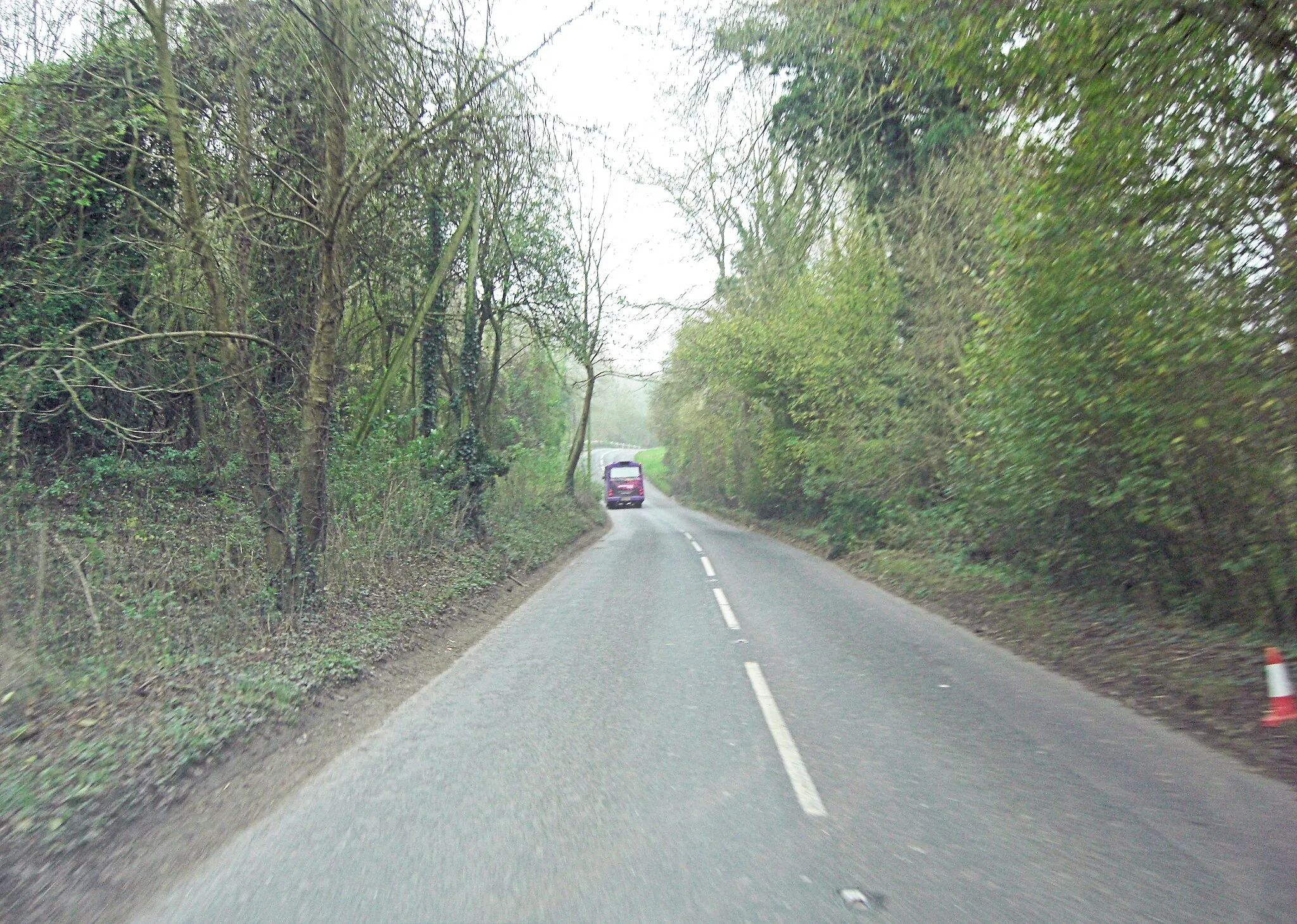 Photo showing: A3057 east of Longstock