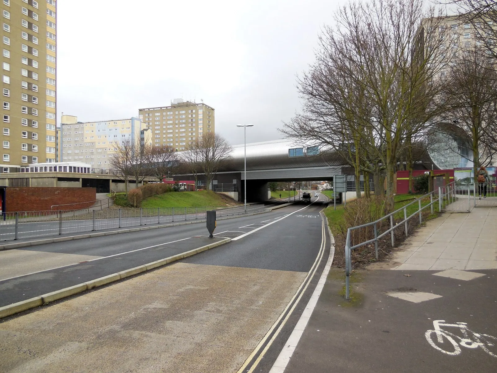 Photo showing: Somerstown Hub bridge, Portsmouth