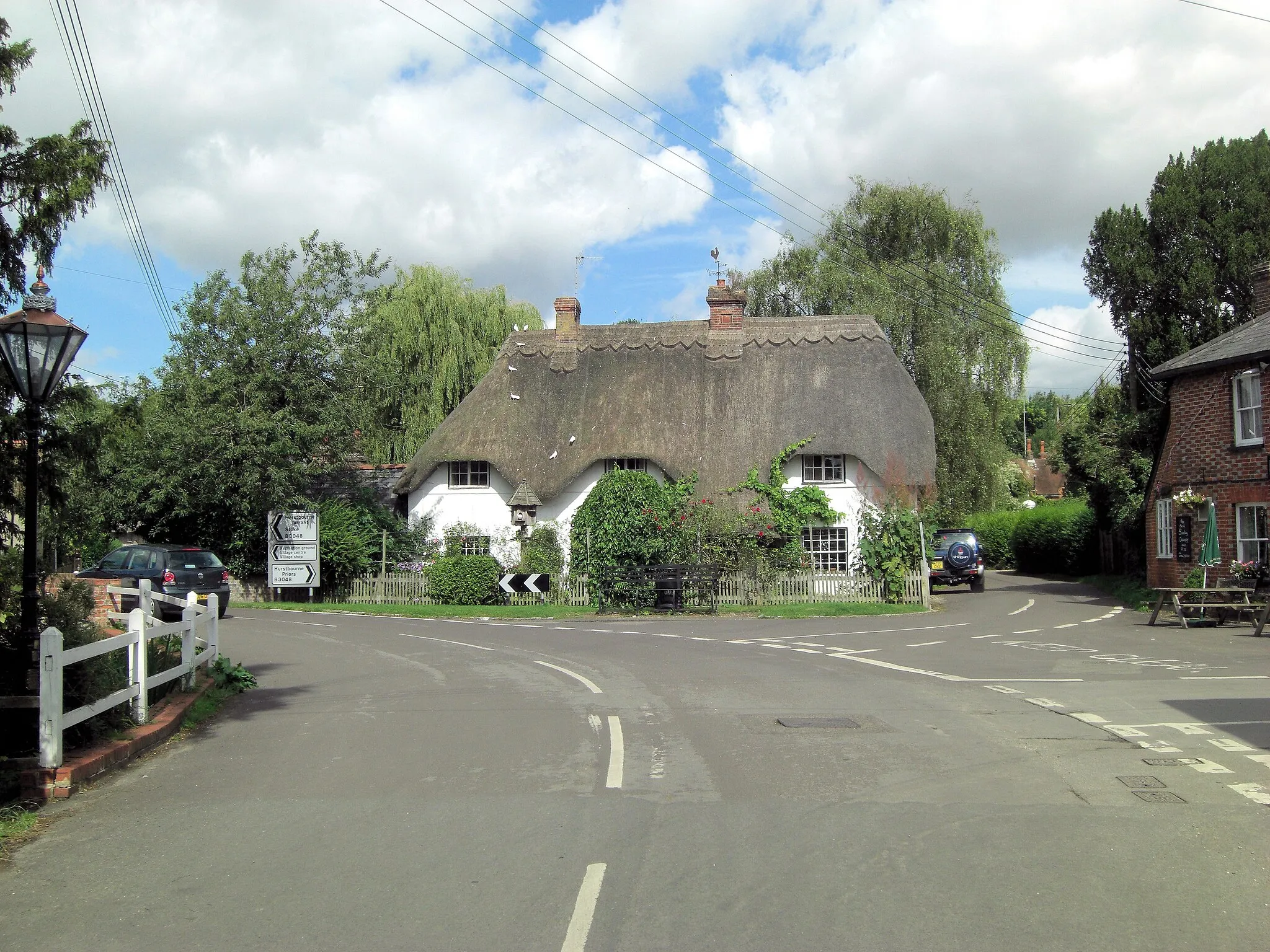 Photo showing: B3048 passes Summerhaugh Cottage