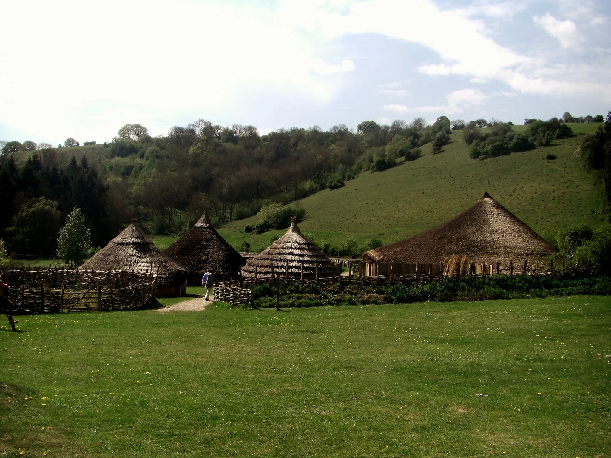 Photo showing: A view of Butser Ancient Farm in West Sussex, England.