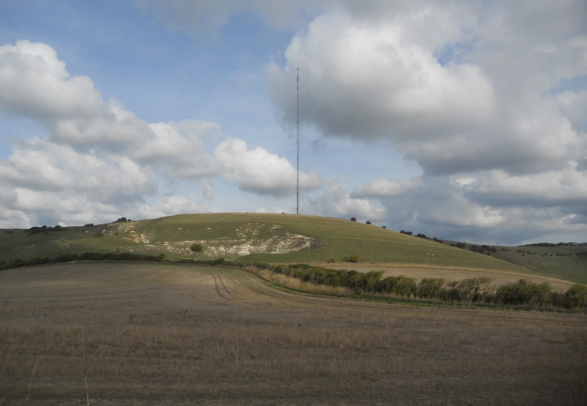 Photo showing: Chillerton Down, Isle of Wight, England. View of the down from the south.