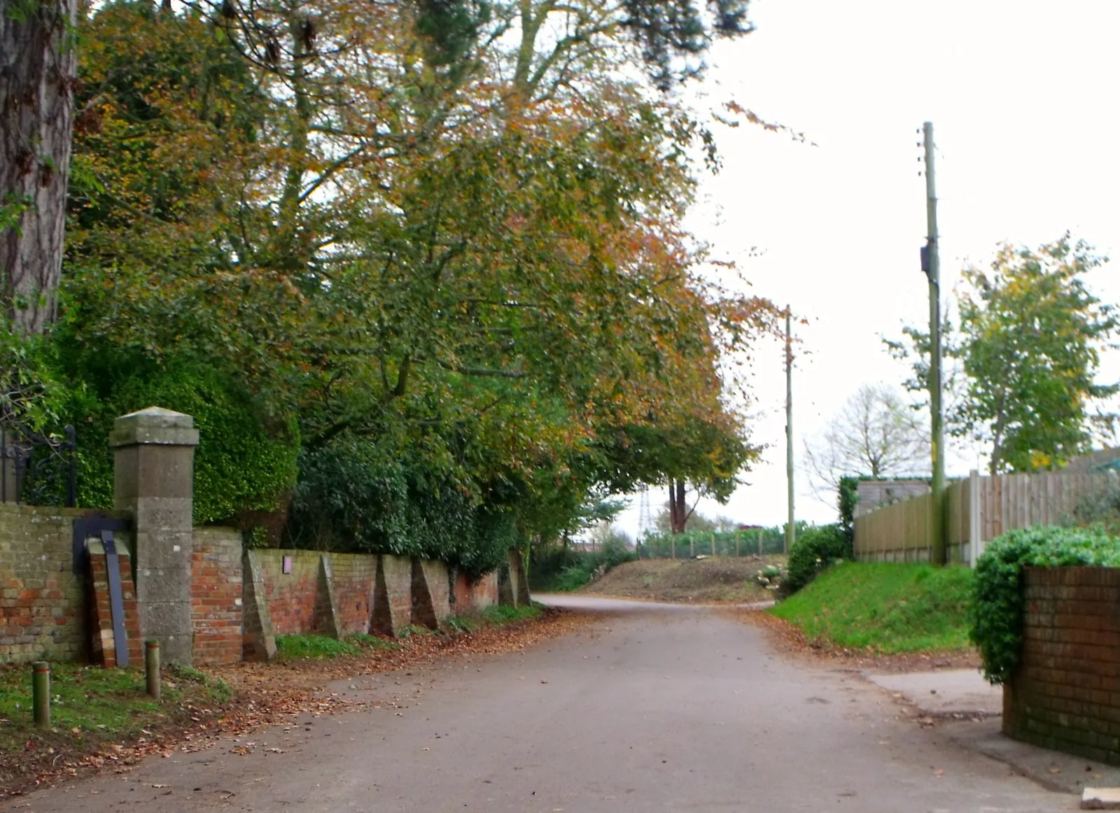 Photo showing: Church Lane, West Parley