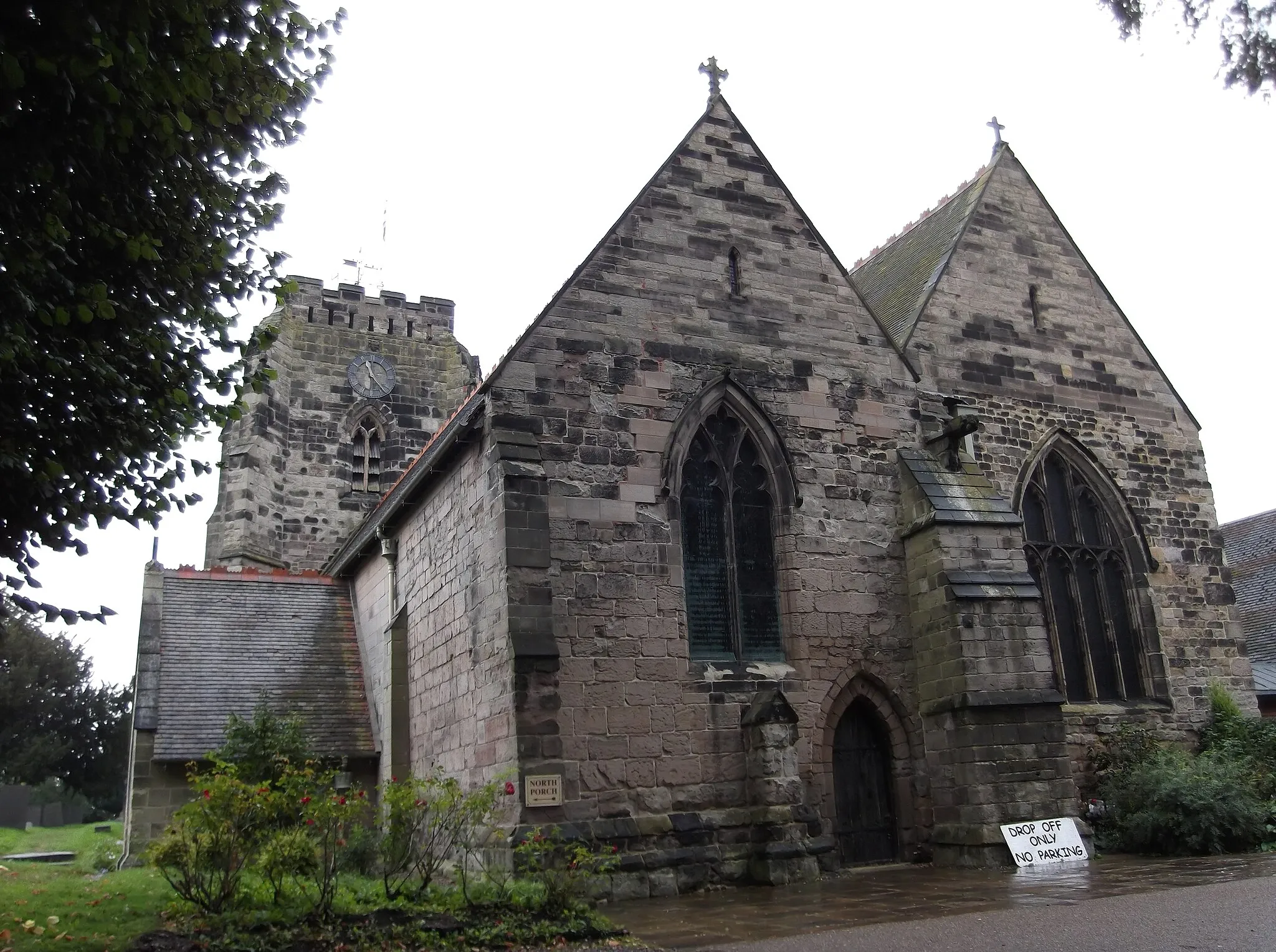 Photo showing: Abbey church of St Editha, Polesworth, Warwickshire, England