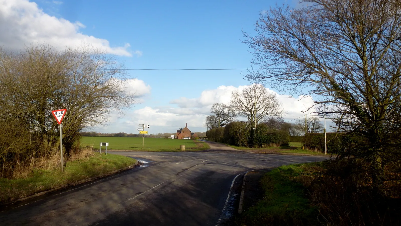 Photo showing: Ansley Lane junction