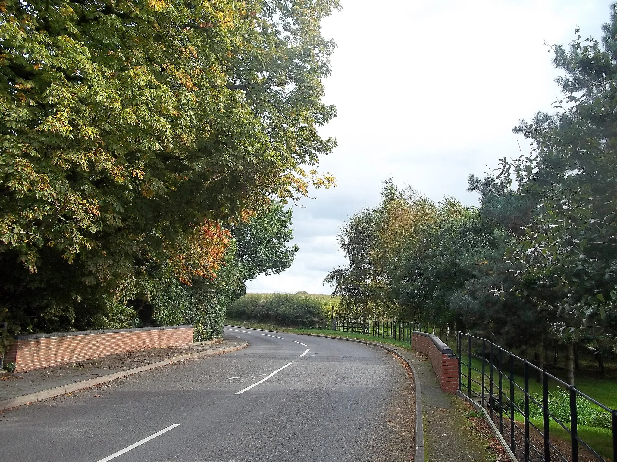 Photo showing: Church Street in Netherseal