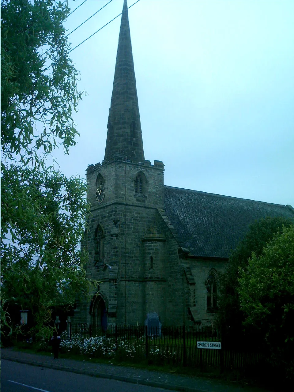 Photo showing: St Mary's parish church, Coton in the Elms, Derbyshire, seen from the southwest