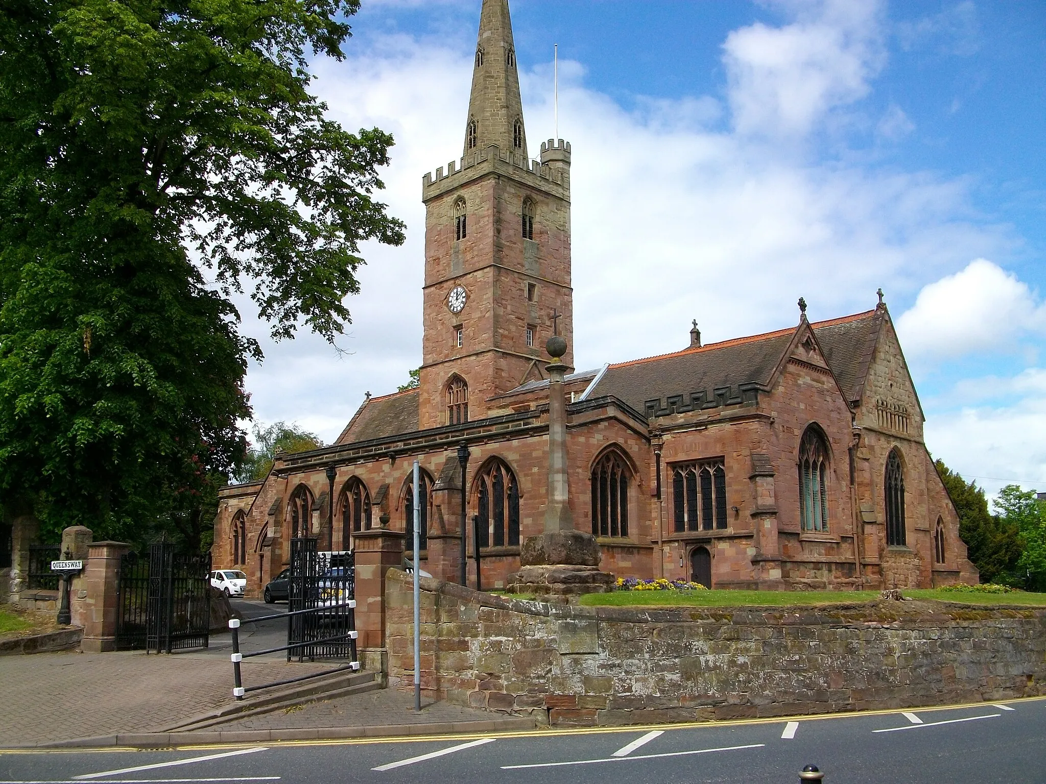 Photo showing: St John The Baptist, Parish church of Halesowen
